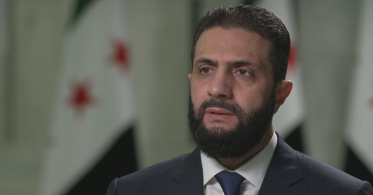 Syrian President Ahmed al-Sharaa on his hopes for rebuilding and on Syria's place in the world