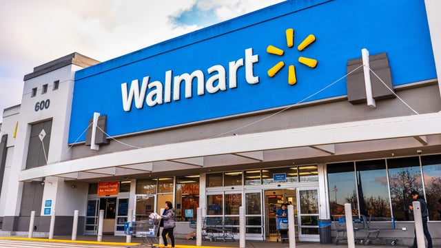 Walmart store entrance 