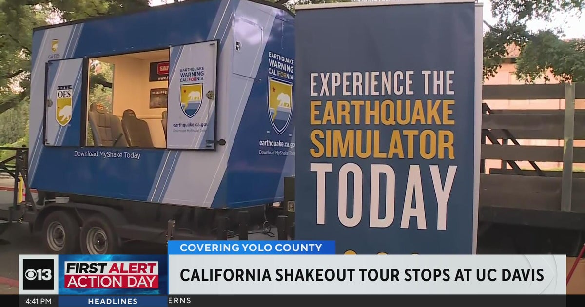 California ShakeOut Tour stops at UC Davis