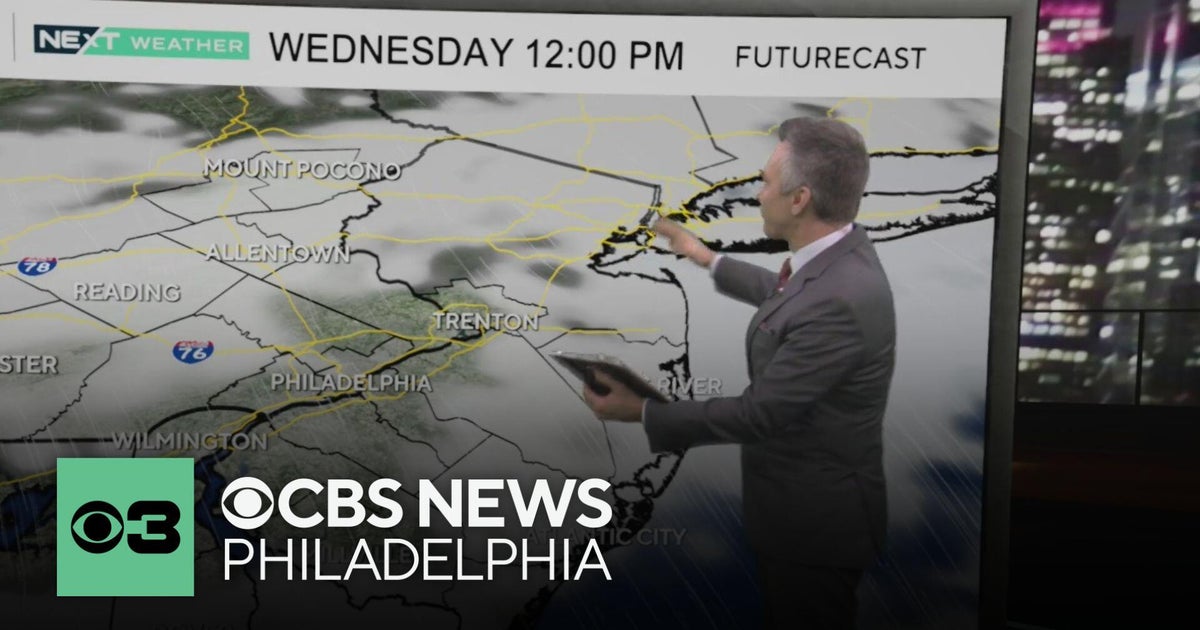 Mild Wednesday in Philadelphia, tracking more storms - CBS Philadelphia