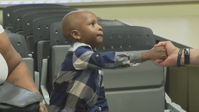 Michigan 3-year-old boy recognized for saving mother's life 