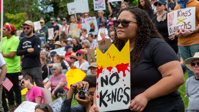 'No Kings' Rally in Detroit 