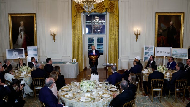 President Trump Hosts Dinner At White House Ballroom 