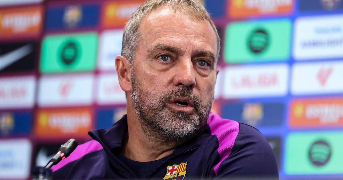 Barcelona coach Hansi Flick says he, players aren’t happy about La Liga match in Miami