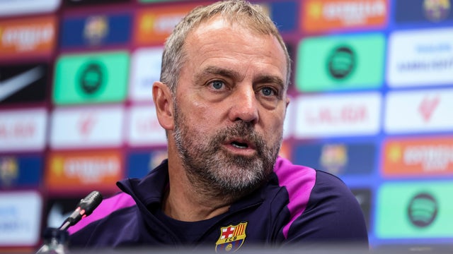 FC Barcelona Training Day in Barcelona - Hansi Flick Press Conference 