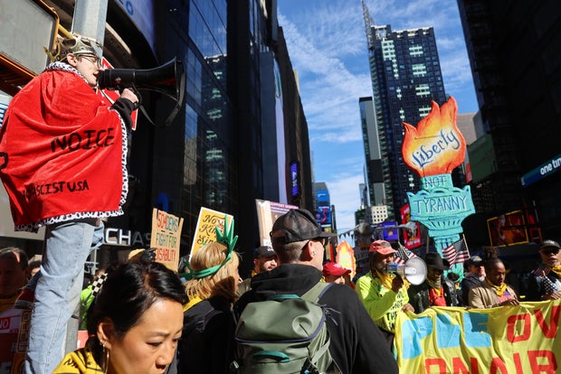 Segunda ronda de protestas contra la ley "No Kings" arrasa Estados Unidos