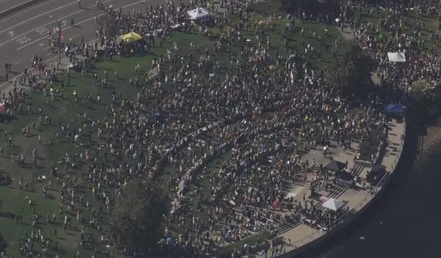 No Kings Lake Merritt Amphitheater 
