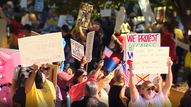 No Kings Protest In Philadelphia 