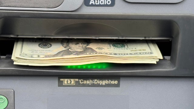 Cash withdraw from an ATM 