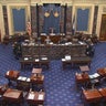 The Senate floor on Monday, Oct. 20, 2025. 
