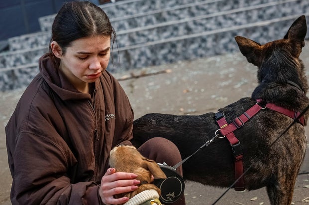 After the Russian Missile and Drone Attack in Kyiv 