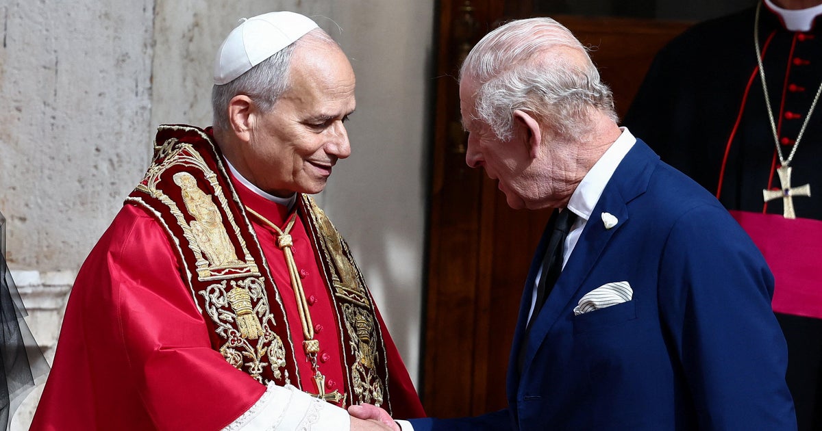 King Charles and Pope Leo pray together in historic moment at Vatican