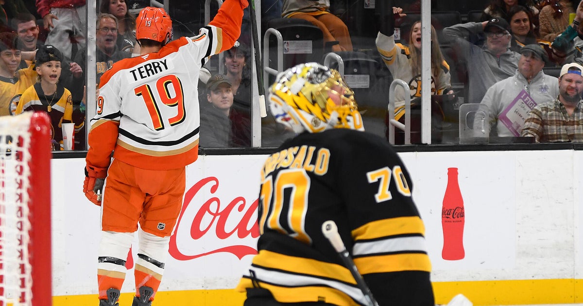 Bruins Lose 7-5 to Ducks, Sixth Straight Loss