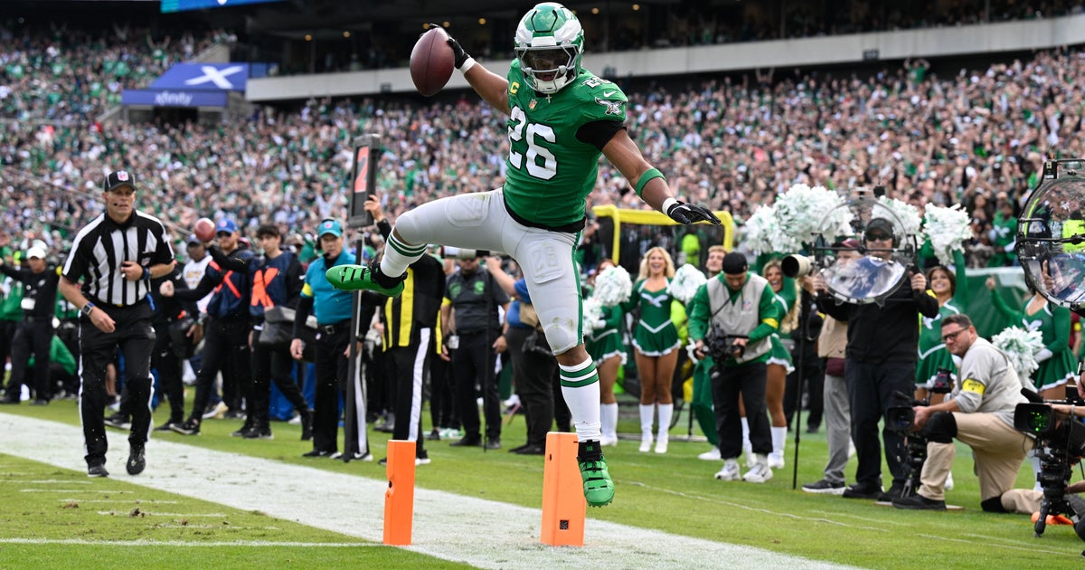 Saquon Barkley, Dallas Goedert each score 2 TDs as Philadelphia Eagles get revenge in win over Giants