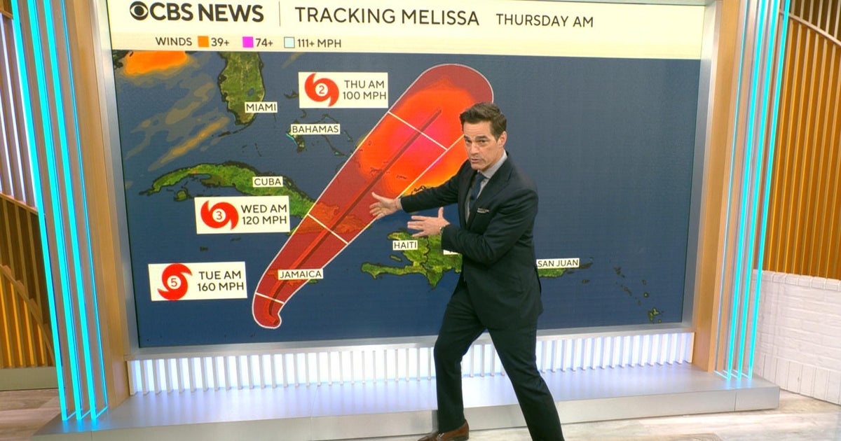 Track Hurricane Melissa's path through the Caribbean