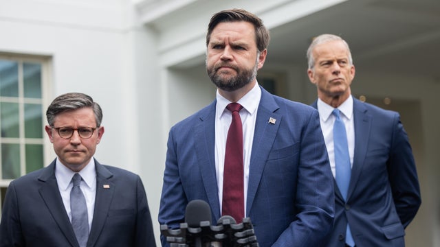 Vice President Vance, and GOP Leaders hold post budget meeting press conference in Washington DC