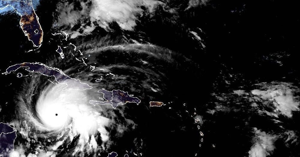 Maps show Hurricane Melissa approaching Jamaica as a Category 5