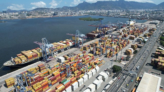 Sen. Tim Kaine talks with reporters in the U.S. Capitol on the day the government shutdown, Wednesday, October 1, 2025.