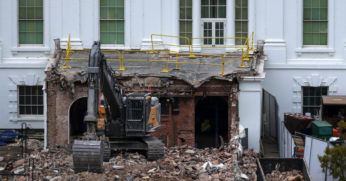 Some White House ballroom contractors go underground