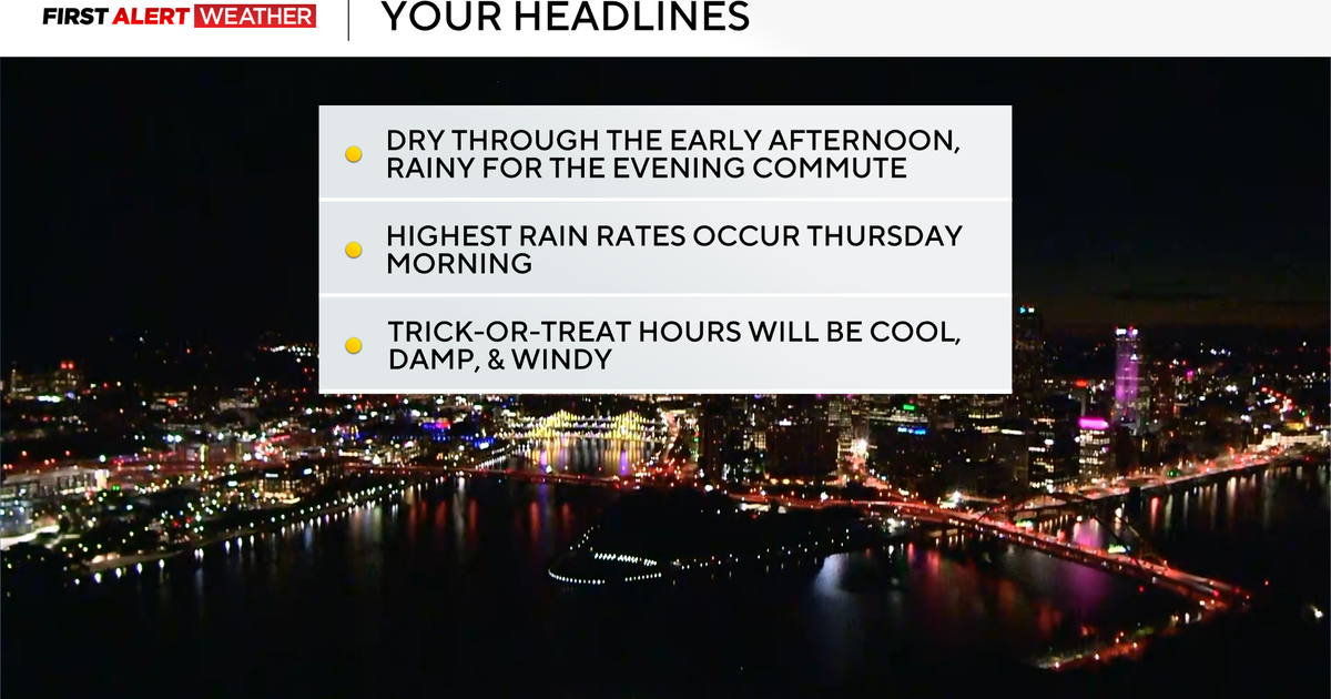 Light rain arrives in the Pittsburgh area this evening, with pockets of ...