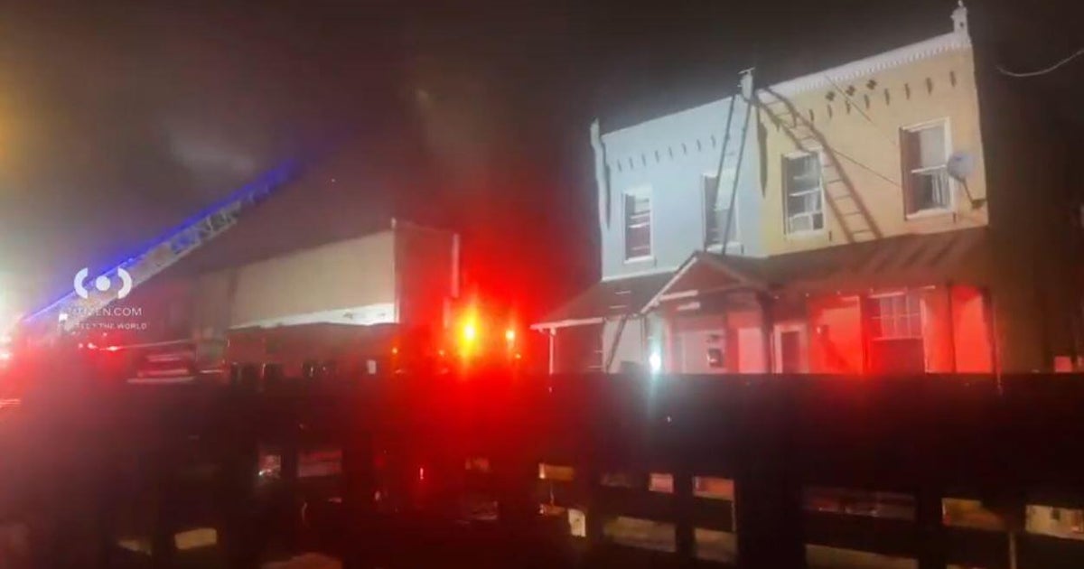 Crews battling fire at auto shop in Philadelphia's Frankford ...