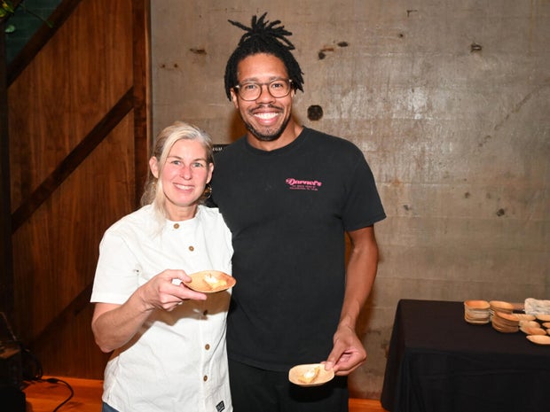 People pose for photos at the 2026 gala for the National Liberty Museum