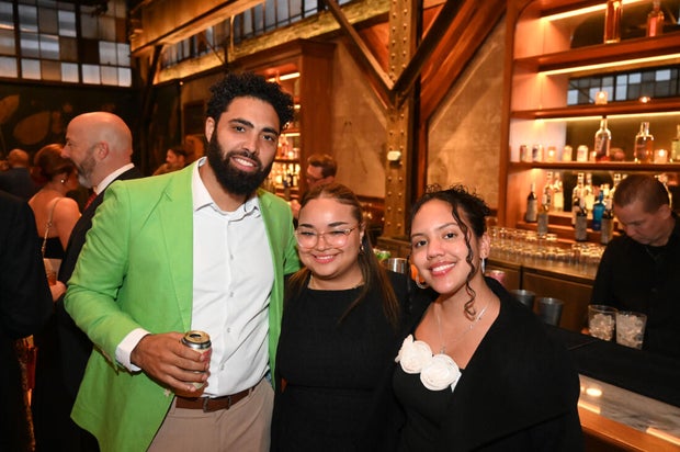 People pose for photos at the 2026 gala for the National Liberty Museum