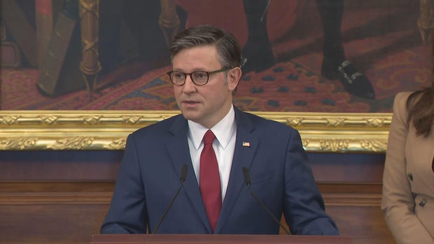 House Speaker Mike Johnson at a press conference at the Capitol on Friday, Oct. 31, 2025.
