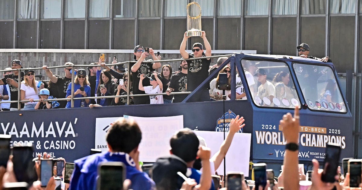 Dodgers celebrate World Series victory