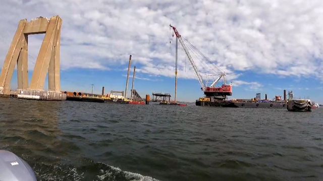 Baltimore Key Bridge Progress Update 