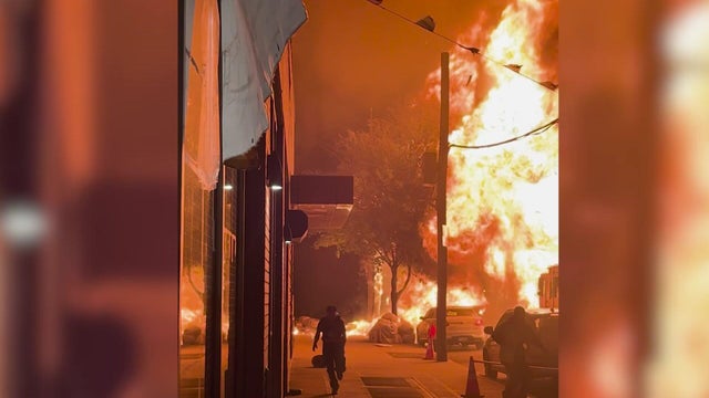 Two vehicles damaged by fire 