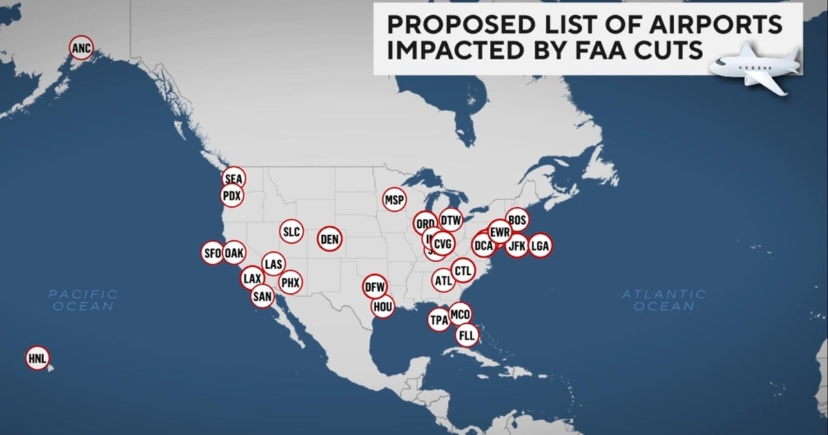 FAA air traffic reductions could impact some of the busiest U.S. airports