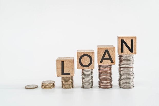 Loan Concept, Loan with money, The concept of business 