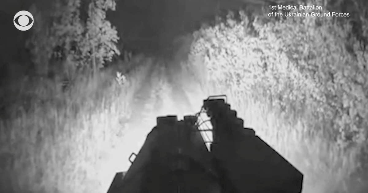 Robotic rescues Ukrainian soldier trapped 33 days behind Russian traces