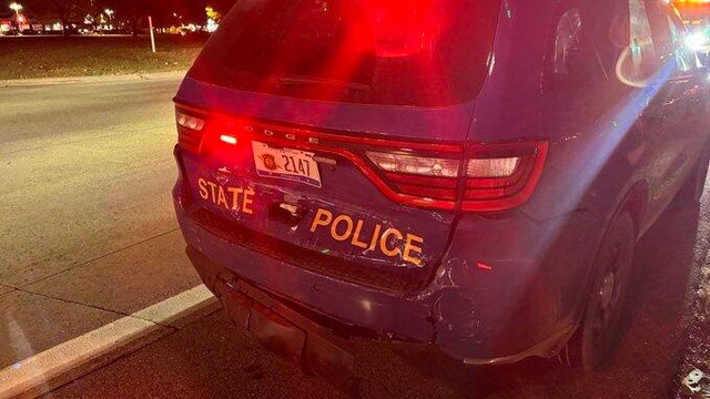 Man arrested in drunk driving crash involving Michigan State Police vehicle 