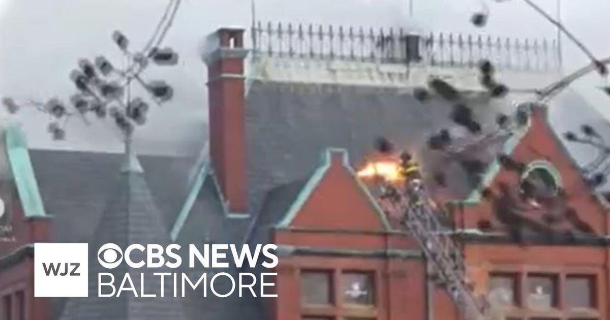 Crews respond to large fire in Baltimore's Hampden neighborhood - CBS ...