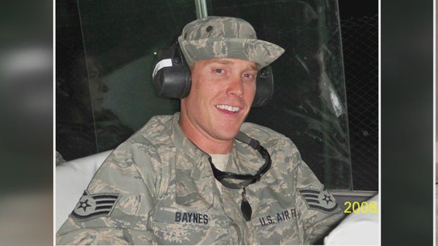 Nate Baynes in the Air National Guard