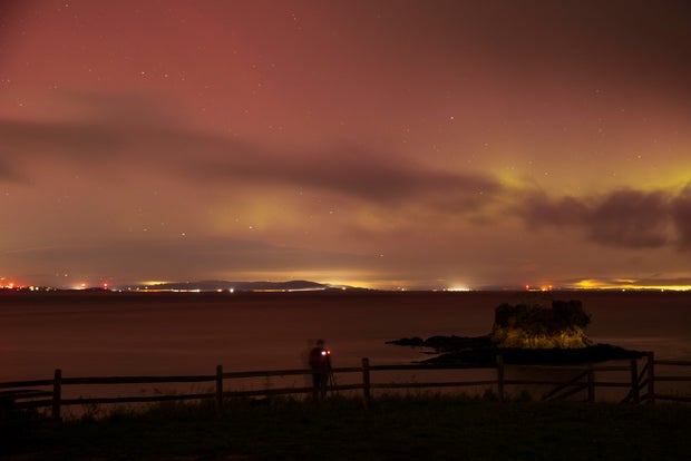 Norther Lights In Northern California 