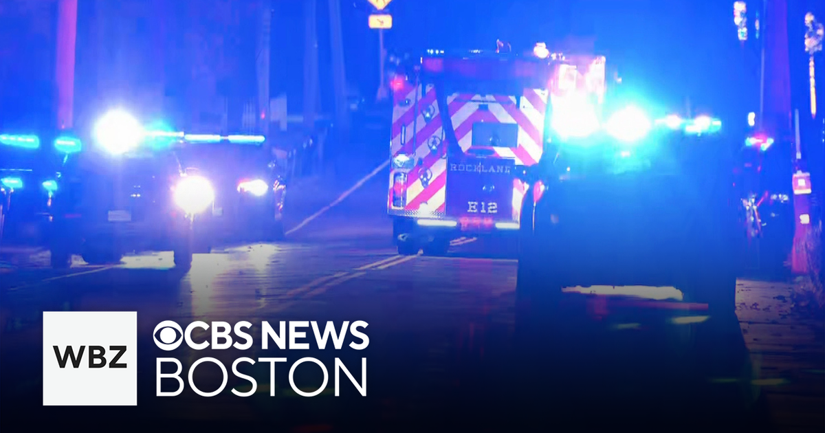 Police search for suspect after shooting in Rockland - CBS Boston