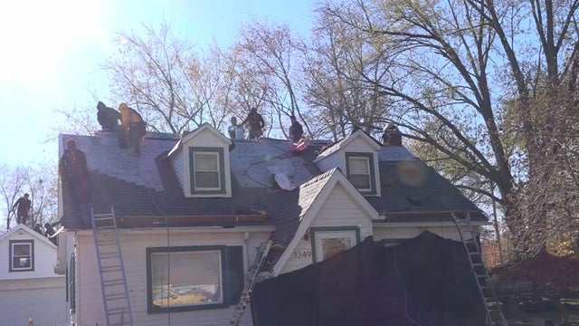 Michigan veteran receives new roof 