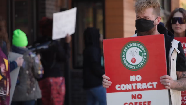 Starbucks Baristas Organize Strike In Three Cities 
