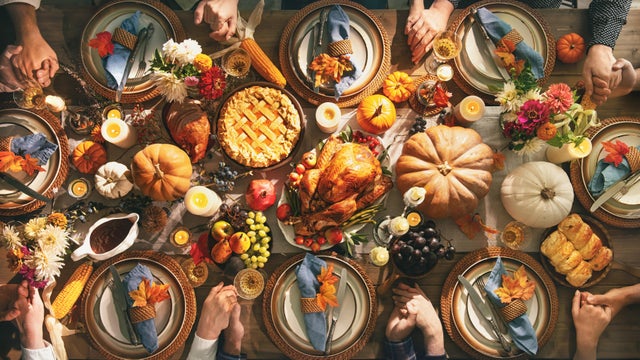 Thanksgiving celebration traditional dinner concept 