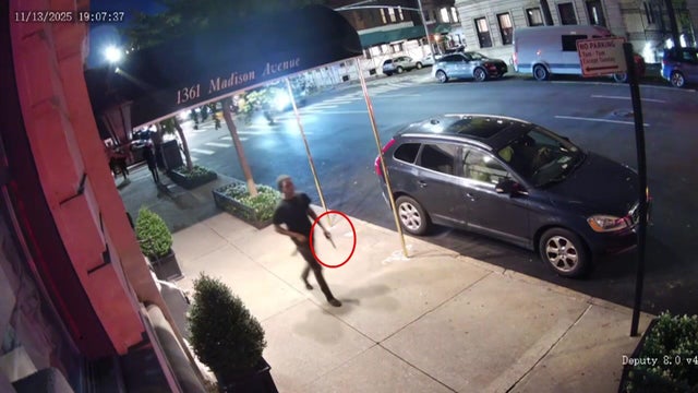 Police officers and crime scene tape on the Upper East Side 