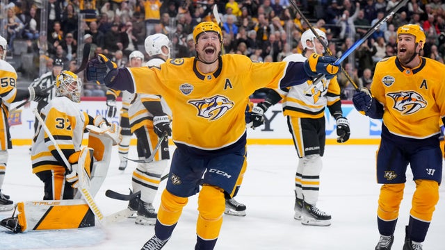 2025 NHL Global Series Sweden: Pittsburgh Penguins v Nashville Predators 