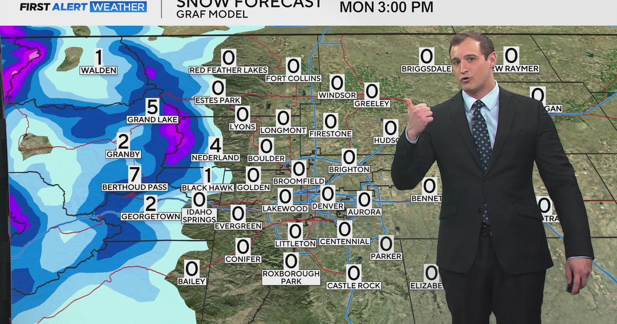 Snow returns to Colorado mountains as travelers face slick Monday drive, rain showers in Denver
