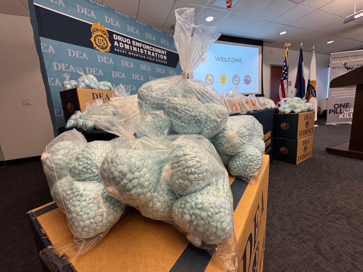 DEA shows off 1.7 million counterfeit pills in Colorado's largest ...