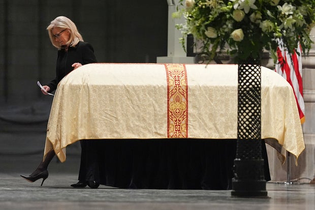 APTOPIX Cheney Funeral