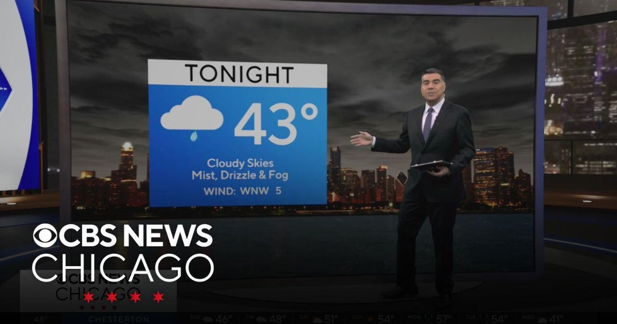 Chicago weather: Cloudy skies and patchy drizzle - CBS Chicago