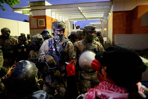 Portland Residents React To Trump's Threats To Deploy National Guard