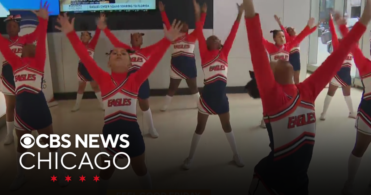 Eagles Cheer Squad Soaring To Florida Cbs Chicago